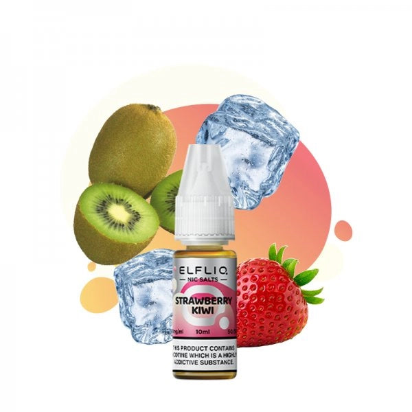 ELFLIQ - STRAWBERRY KIWI SEL DE NICOTINE 10ML ELFLIQ - STRAWBERRY KIWI SEL DE NICOTINE 10ML