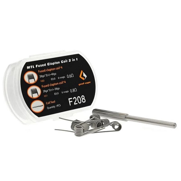 GEEKVAPE - MTL FUSED CLAPTON COIL 2EN1 (x8) GEEKVAPE - MTL FUSED CLAPTON COIL 2EN1 (x8)