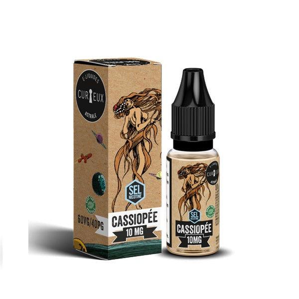 CURIEUX ASTRALE - CASSIOPEE SEL DE NICOTINE 10ml