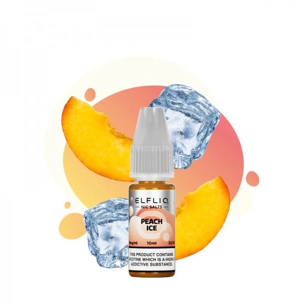 ELFLIQ - PEACH ICE SEL DE NICOTINE 10ML