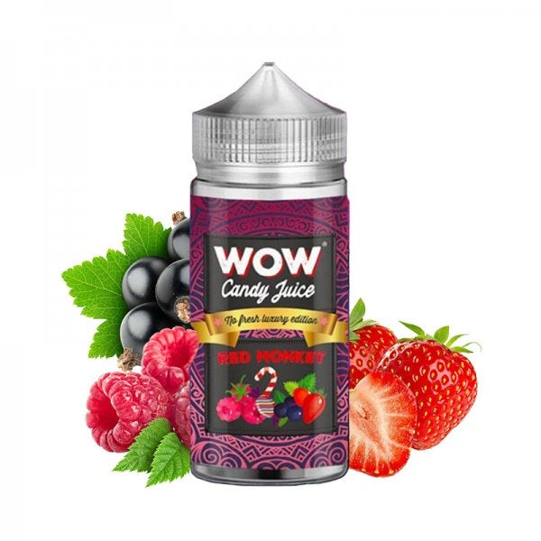 CANDY JUICE WOW - RED MONKEY NO FRESH 100ML