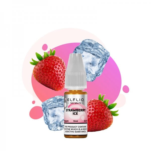 ELFLIQ - STRAWBERRY ICE SEL DE NICOTINE 10ML