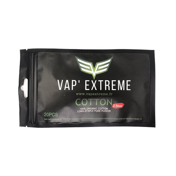 VAPEXTREME - COTON AVEC AGLETS