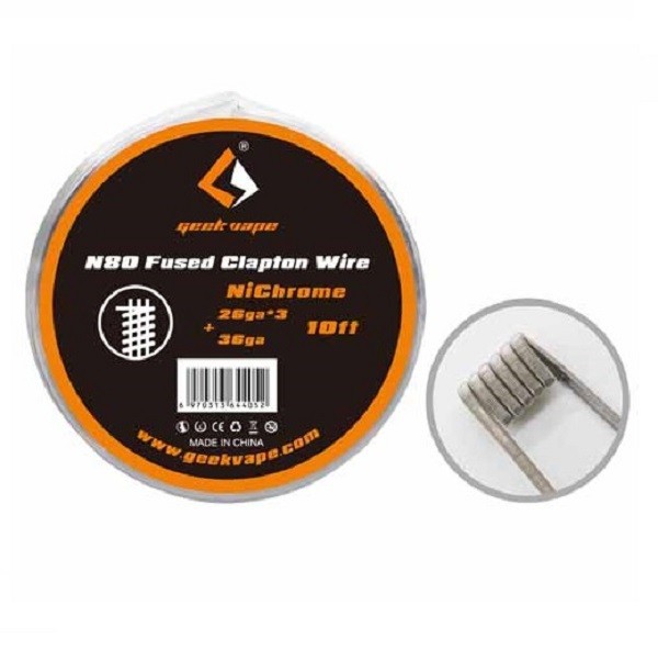 GEEK VAPE - N80 FUSED CLAPTON 26GAX3 + 36GA